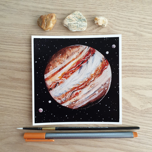 5x5 inch Glossy Print - Jupiter