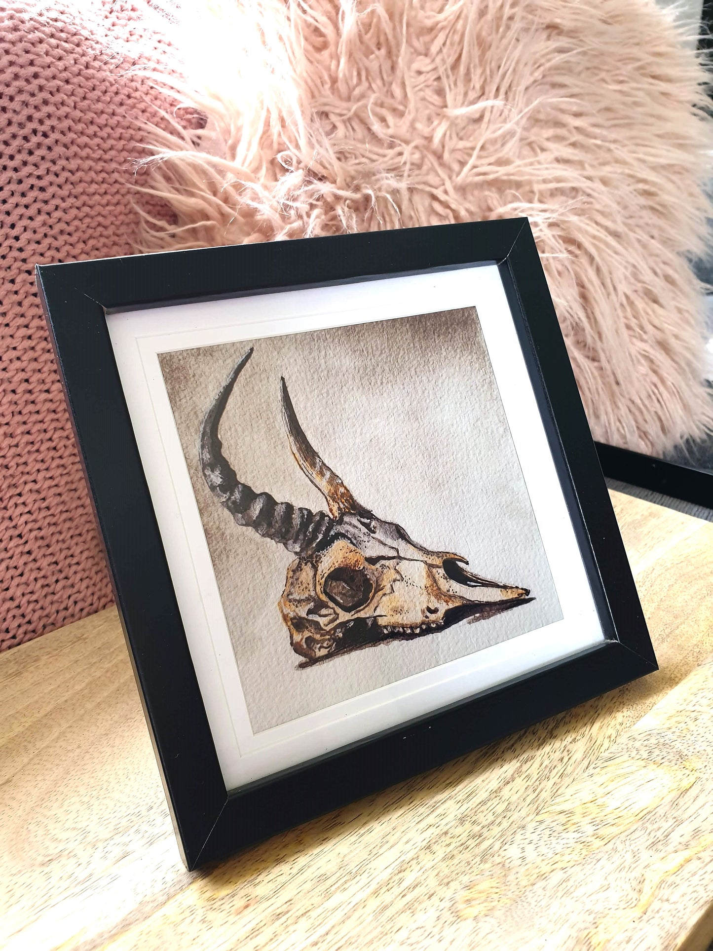 5x5 inch Glossy Print - Animal skull